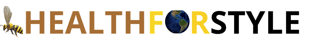 The bee image followed by the site name